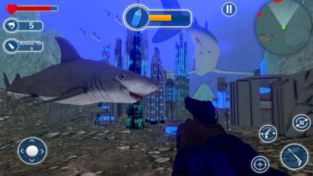 水下鲨鱼模拟器手游app截图
