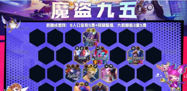 《金铲铲之战》S8赛季魔盗九五阵容攻略