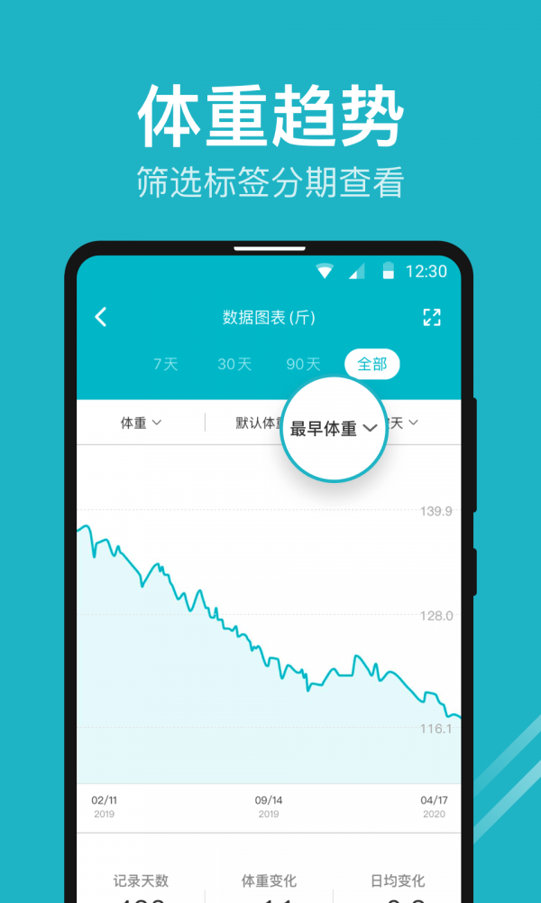 体重小本手机软件app截图