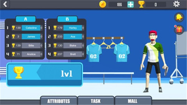 3D格斗羽毛球手游app截图