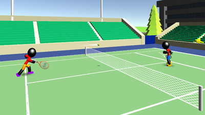 火柴人3D网球手游app截图
