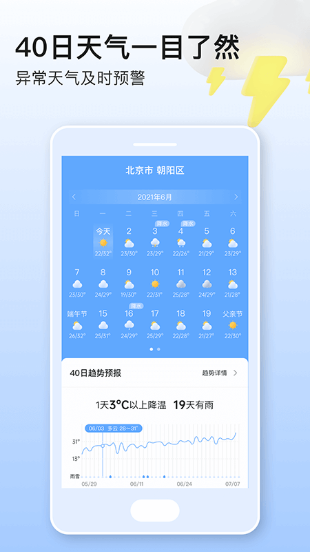 美妙天气手机软件app截图