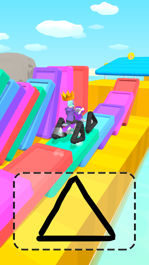 涂鸦骑士3D手游app截图