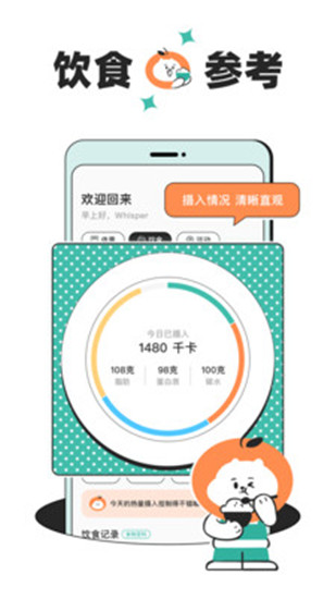 饭橘减肥app手机软件app截图