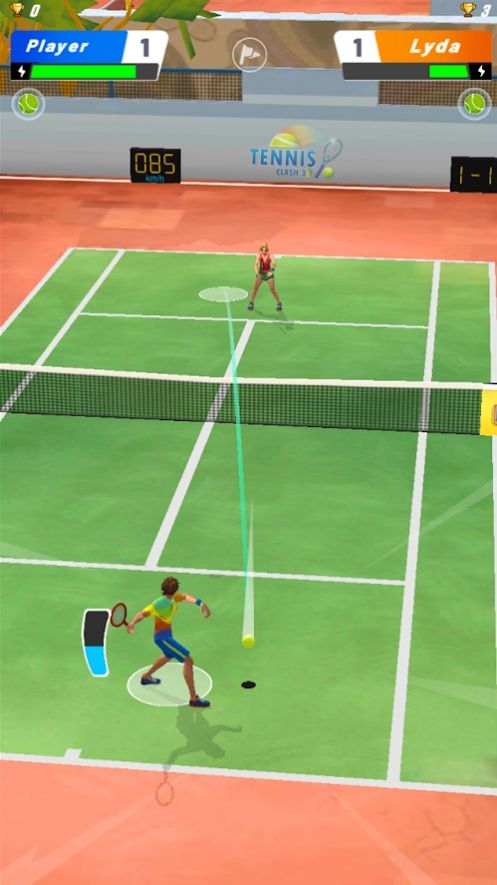 网球碰撞3D手游app截图