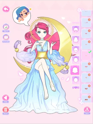 公主娃娃化妆手游app截图