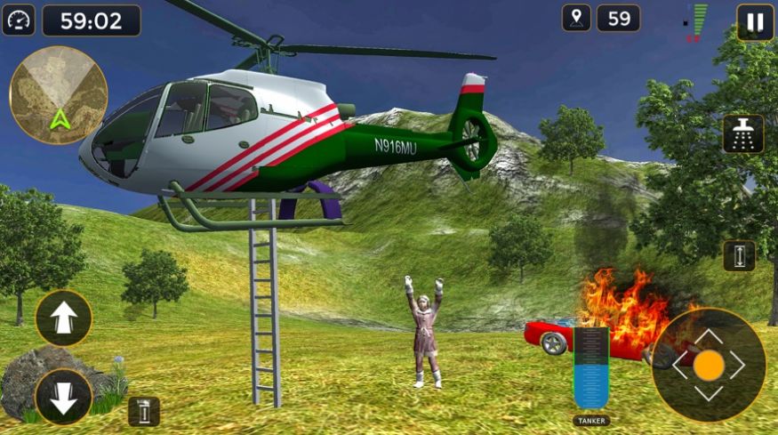 救援直升机模拟器3D手游app截图