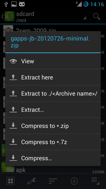 ZArchiver解压缩工具手机软件app截图