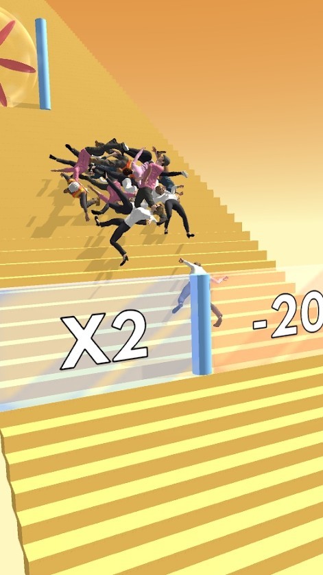 人群楼梯坠落手游app截图