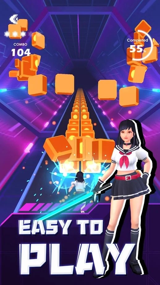 击败军刀手游app截图
