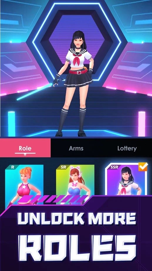 击败军刀中文版手游app截图
