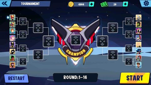 火柴人全明星乱斗手游app截图