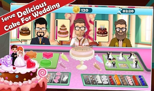 皇家婚礼蛋糕工厂手游app截图