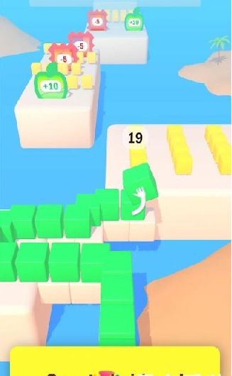 蛇形积木3D手游app截图