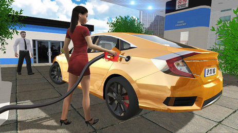 跑车城市驾驶模拟器手游app截图
