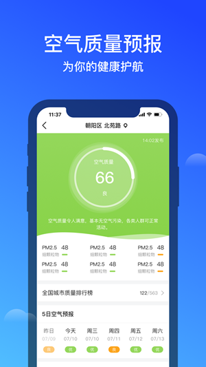 幸福天气手机软件app截图