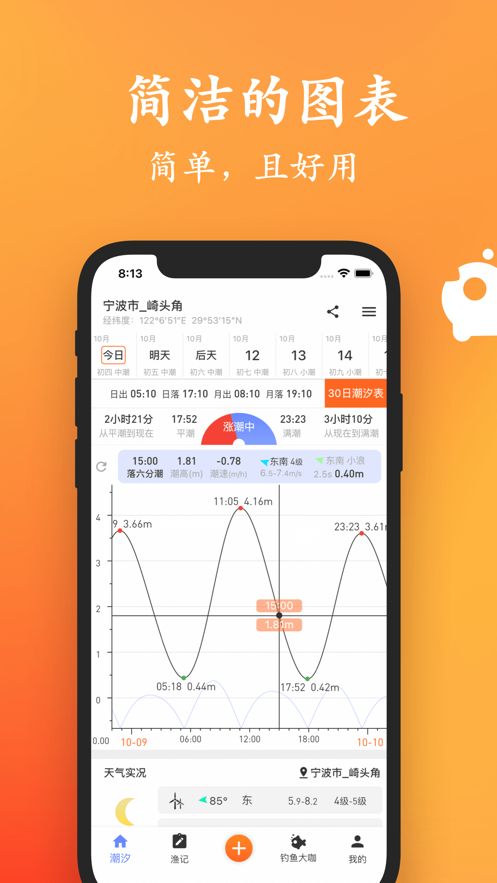 潮汐喵手机软件app截图