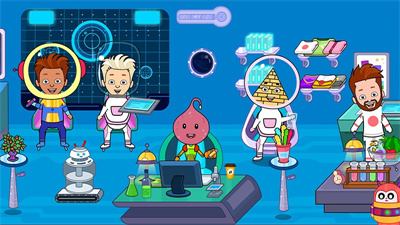 小小星球宇航站完美版手游app截图