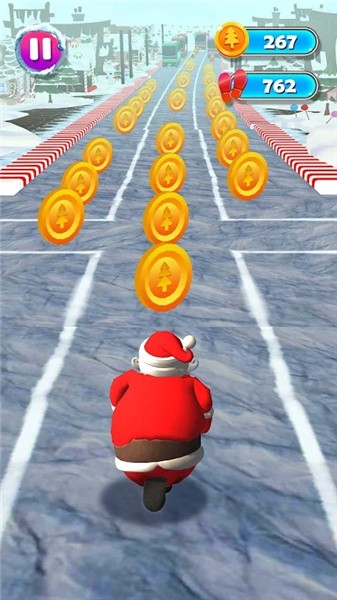 圣诞老人赛跑者手游app截图
