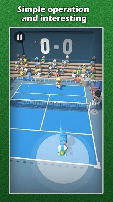 自由挥动网球手游app截图