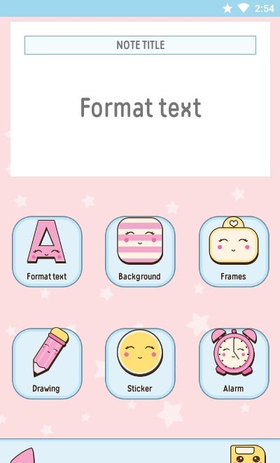 可爱笔记手机软件app截图