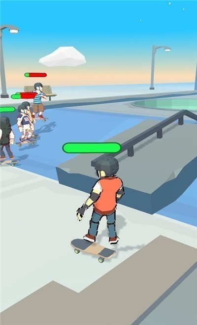 滑板特技竞赛下载手游app截图