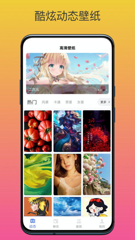 动态壁纸精选手机软件app截图