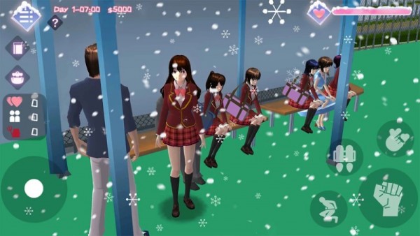 高校模拟器冬日恋歌手游app截图
