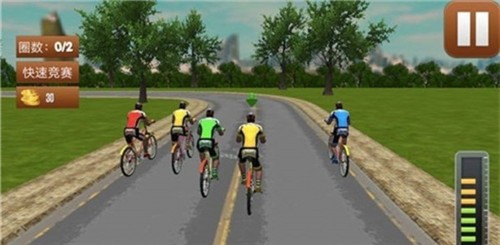 3D模拟自行车越野手游app截图