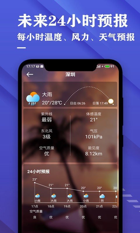 吉历天气预报手机软件app截图