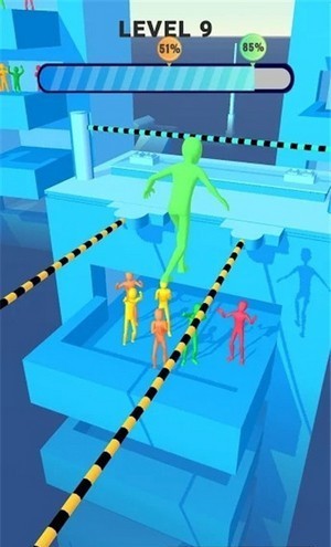 疯狂的绳索步行者3D手游app截图
