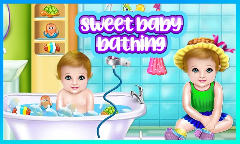 甜蜜的婴儿沐浴手游app截图