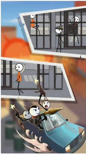 火柴人逃亡录手游app截图