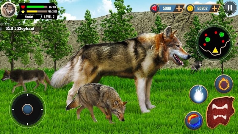 森林孤狼模拟器手游app截图
