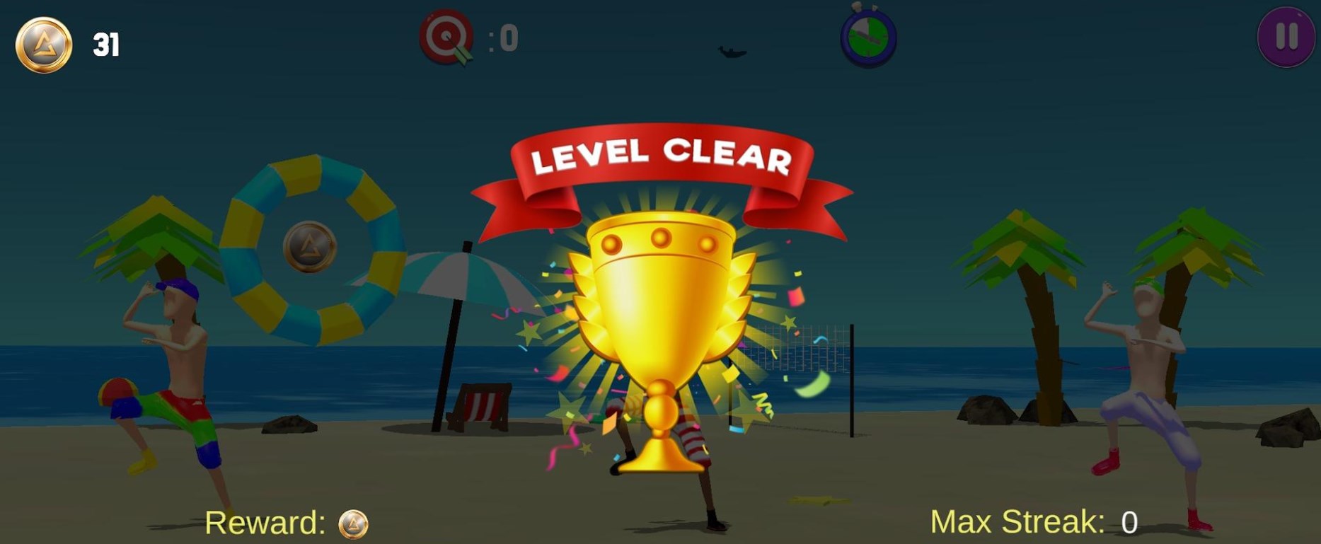 3D乒乓球海滩派对手游app截图
