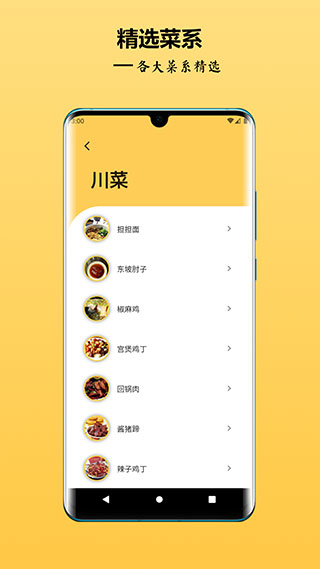中华美食谱手机软件app截图