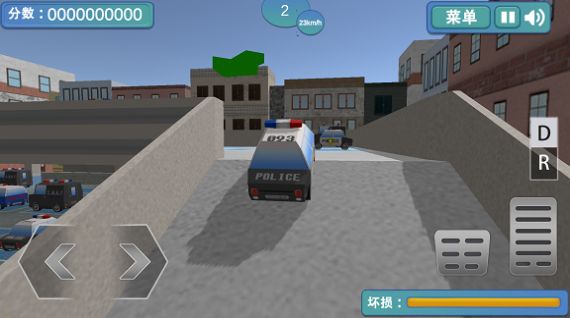 3D警车停车场手游app截图