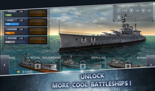 战舰海军射击3D手游app截图