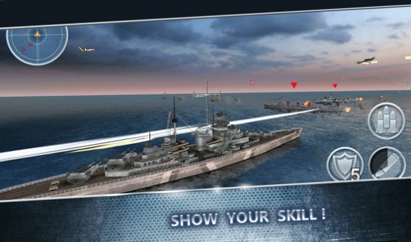 战舰海军射击3D手游app截图