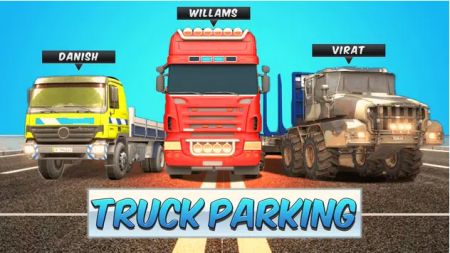 卡车停车场3D货运卡车手游app截图