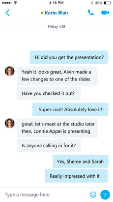  skype手机软件app截图