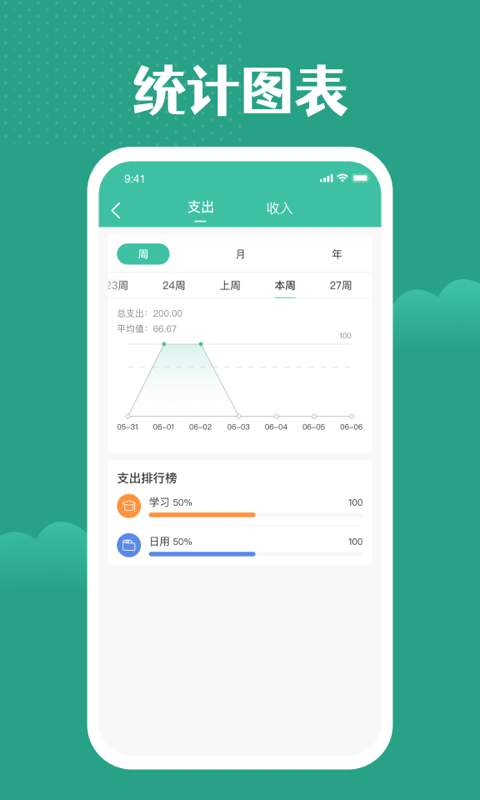 简单记账手机软件app截图