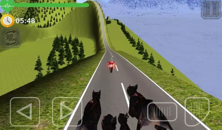 僵尸公路自行车司机手游app截图