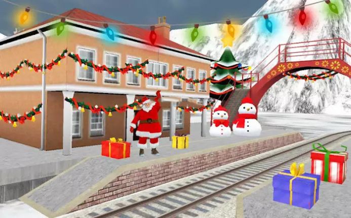 圣诞列车模拟手游app截图
