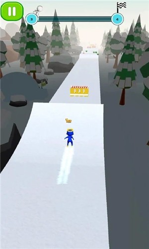 滑雪趣味赛3D手游app截图