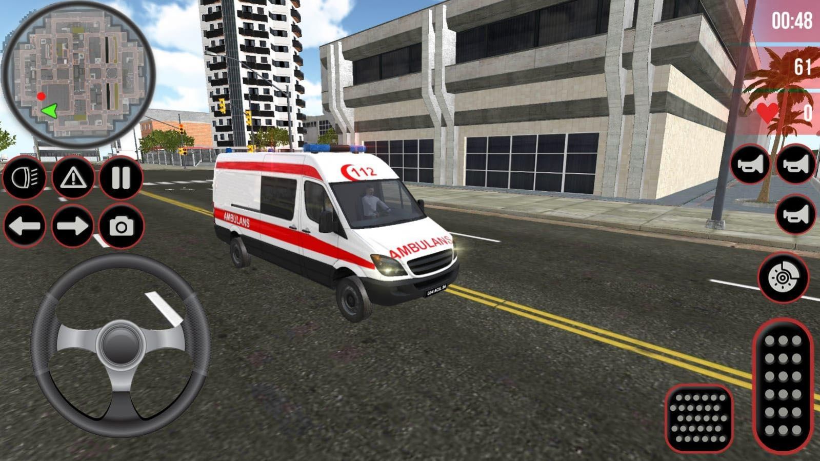 救护车紧急救援人员手游app截图