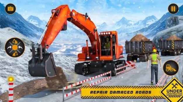雪地越野建设手游app截图