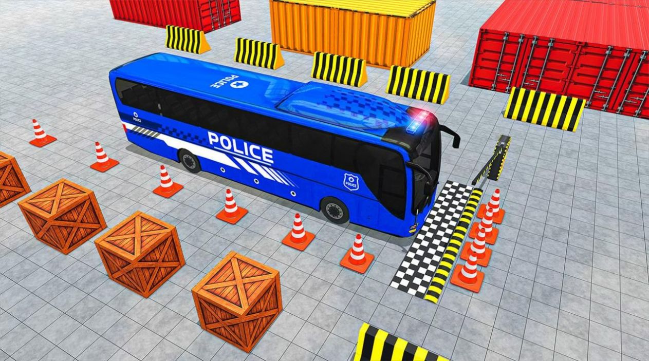 警察巴士停车手游app截图