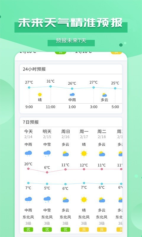 爱天气手机软件app截图