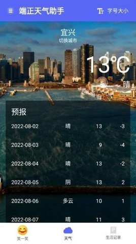 端正天气助手手机软件app截图